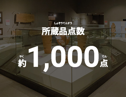 所蔵品点数：約1,000点